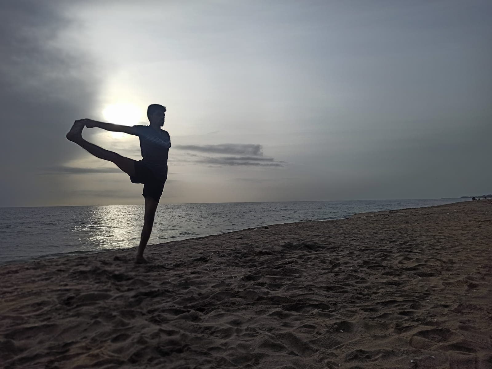 Yoga at the beach